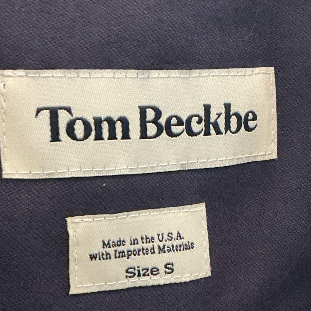 Tom Beckbe Womens Navy Blue Heavyweight Cotton Moleskin Vest Outdoor Frontier S - Picture 2 of 9